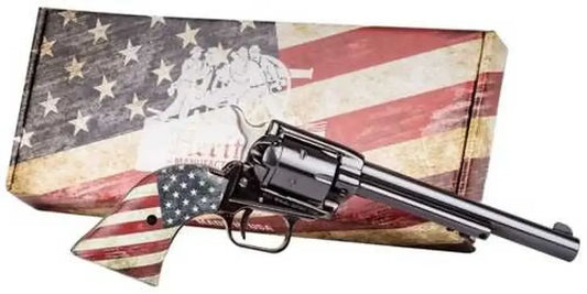 Rough Rider Small Bore Revolver.22 Lr Heritage Mfg Gun - Rr22b6usflag / 22 Long Rifle / Revolver - Handguns