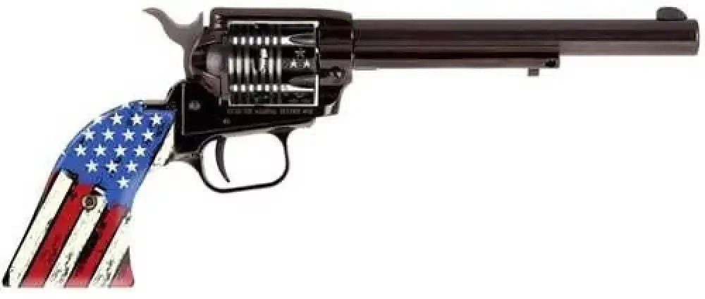Rough Rider Small Bore us Flag Engraved Revolver - Rr22b6-us07 / 22 Long Rifle / Handguns