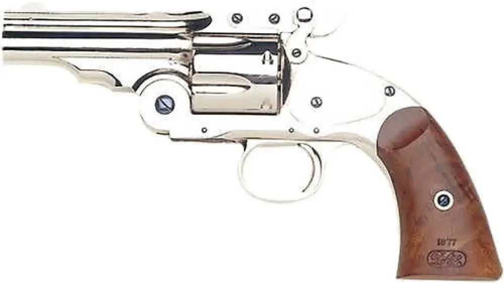 Schofield.44-40 Winchester Revolver: Nickel-plated Walnut Grip Power - 0856n04 / 44-40 / Revolver - Handguns