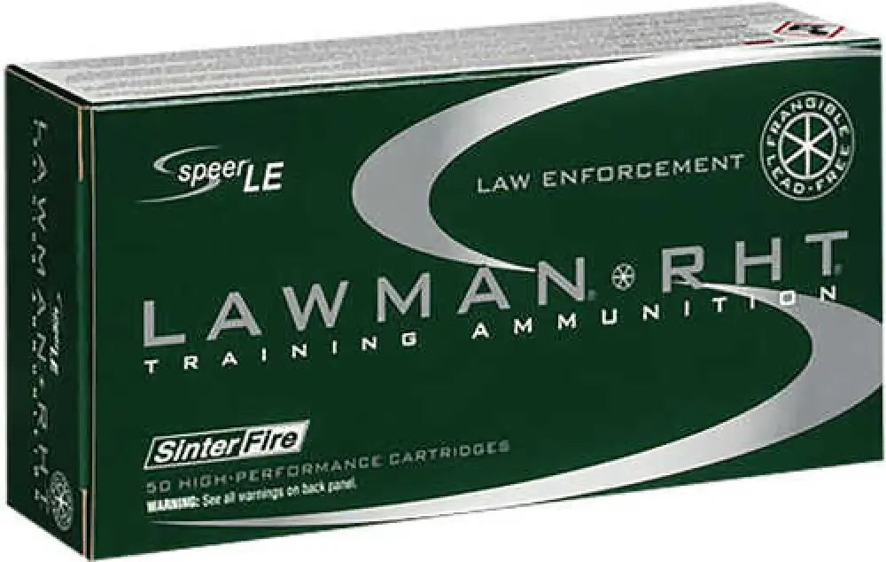Speer Lawman RHT 45 ACP 155 Gr Frangible Training Ammo Box