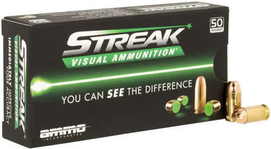 Ammo Inc Streak Visual 380 ACP 100 Grain Total Metal Case Ammo