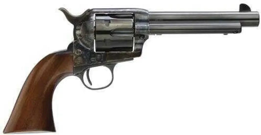 Taylors Cattleman Gunfighter: Army Size Wood Grip.357 Remmag Blued - Mag. / Revolver - Handguns