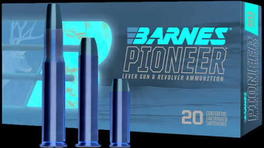Barnes Pioneer Revolver Ammo 357 Mag 180 gr Box of 20