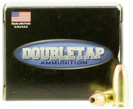 DoubleTap 380 ACP 95 grain hollow point box with brass bullets