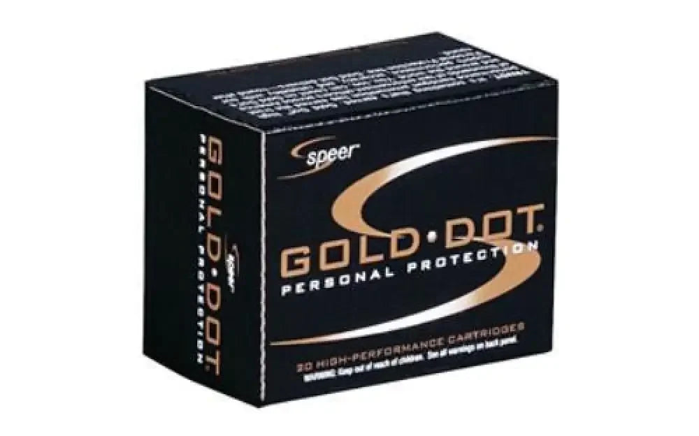 CCI Speer Gold Dot 40 S&W 165gr hollow point ammo box