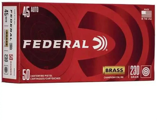 Federal Champion 45 ACP 50 rounds ammunition for target shooting