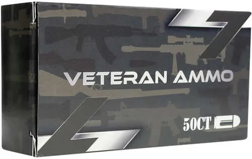 Hyperion munitions hmbx913 veteran ammo black silver camo box 50 rounds