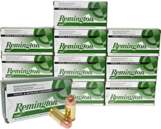 Remington 45 ACP 185 grain FMJ ammo for target shooting