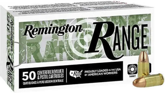 Remington R27780 Range 9mm Luger cartridges in camo box