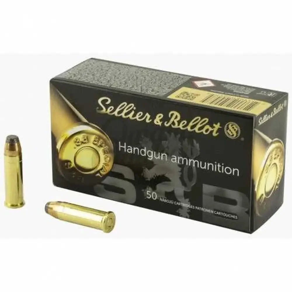 Sellier & Bellot 38 Special ammunition 158 grain soft point for enhanced accuracy