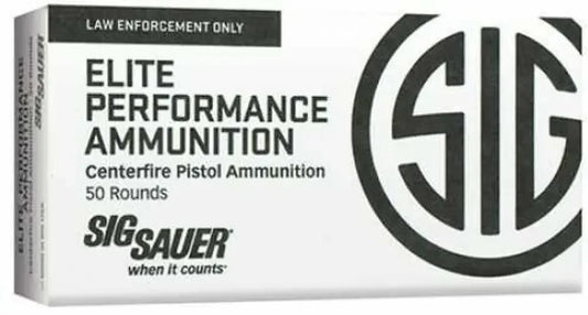 Sig Sauer 9mm Luger 124 Grain V-Crown ammo box