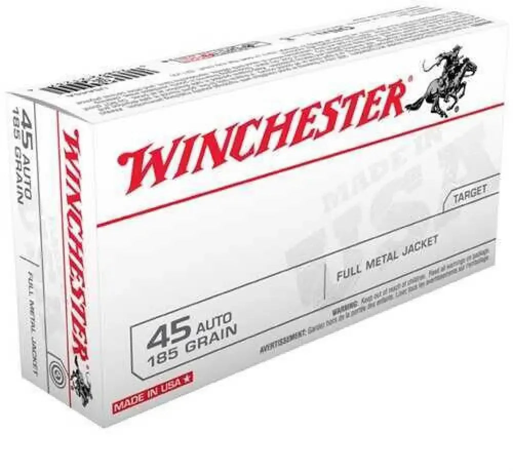 Usa Brand 45 Acp Rounds Ammunition Reliable Performance - Acp / 185 Grain / Full Metal Jacket - Handgun Ammo