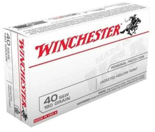 Usa Brand S&w Ammunition High Quality Performance Rounds - 40 S&w / 180 Grain / Hollow Point - Handgun Ammo