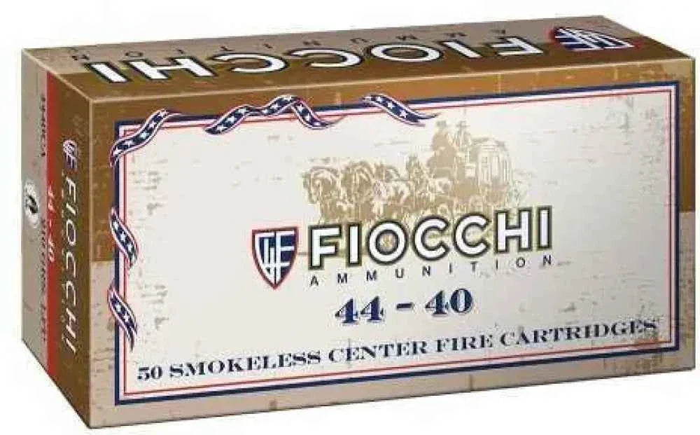 Vintage Fiocchi 44-40 Winchester Ammo 210 Grain Lead Thrills