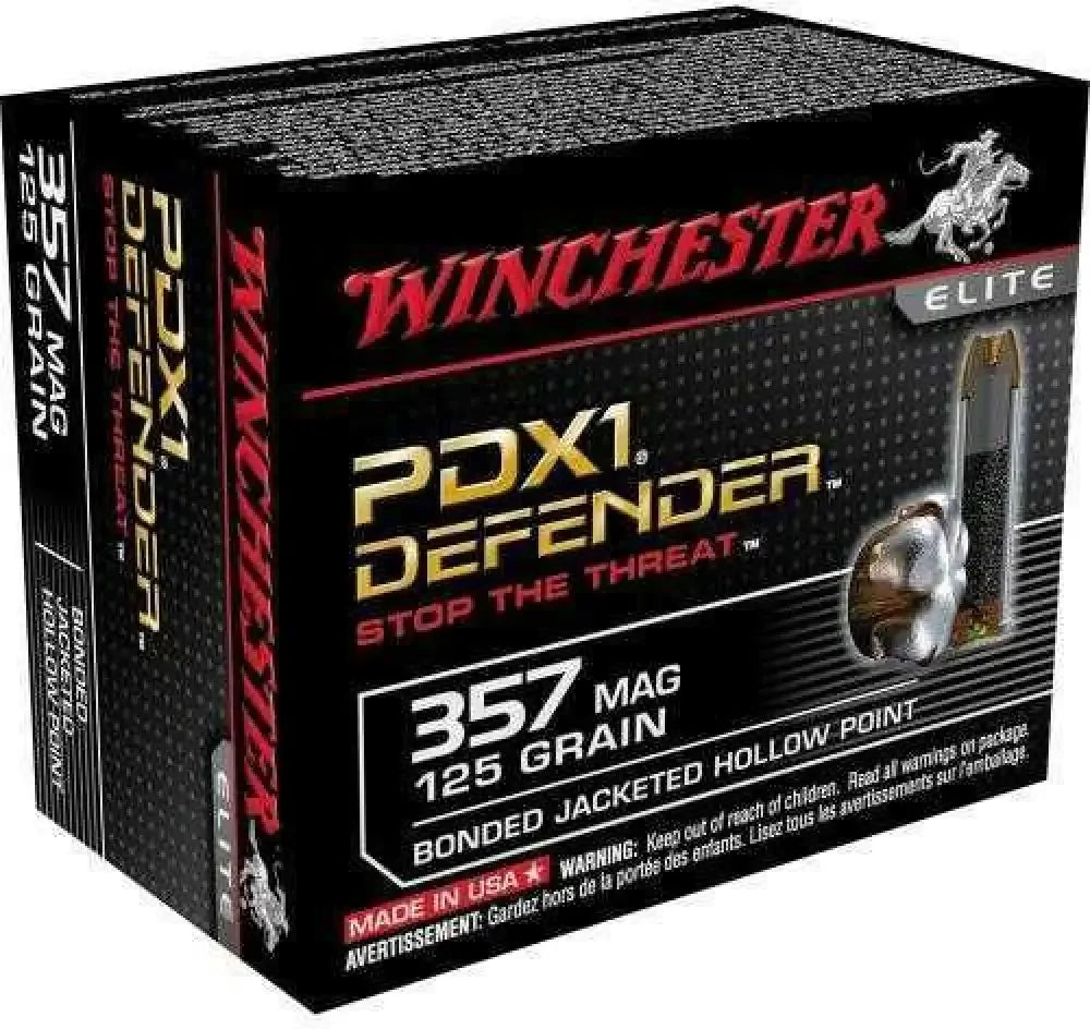 Winchester.357 Magnum 125 Grain Soft Point Self-defense Ammunition - 357 / Handgun Ammo